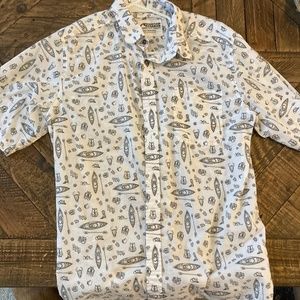 Mountain khaki short sleeve button down